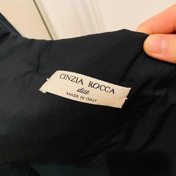 Cinzia Rocca Womens Top Over Coat, Sz 44 IT/ 8 US, Made In Italy Rabbit Fur - Picture 7 of 16